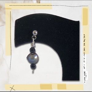 Keshí peacock pearl earrings